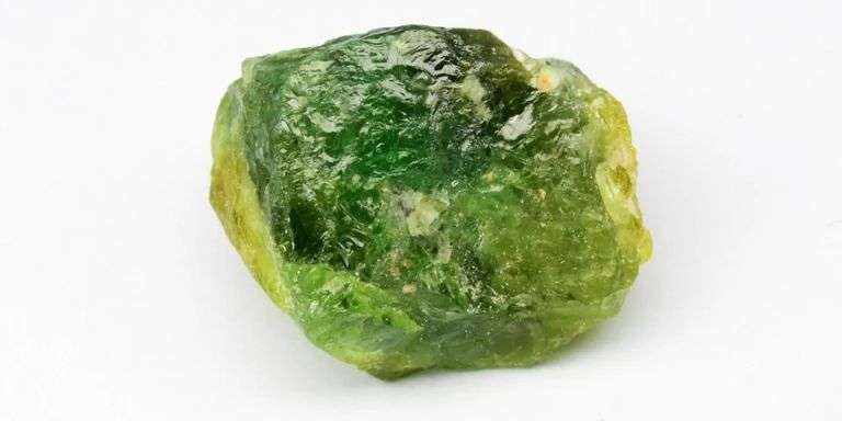 Rare 34.26ct uncut untreated green Grossular Garnet!
