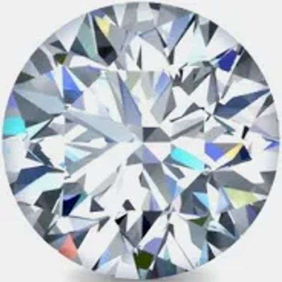 Very High Quality Round Brilliant Cut Lab Diamond - 3.06 Carats