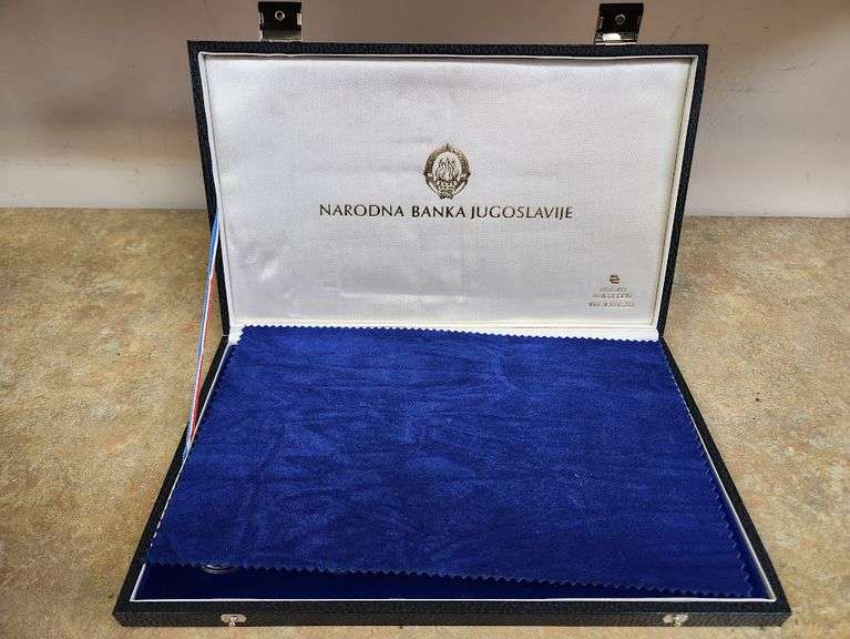 1984 National Bank Of Yugoslavia Olympic Silver Proof Coin Set