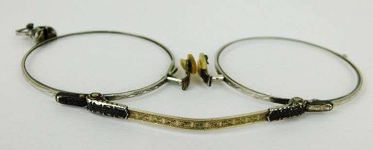 Antique Gold Filled Pince Nez Lorgnette