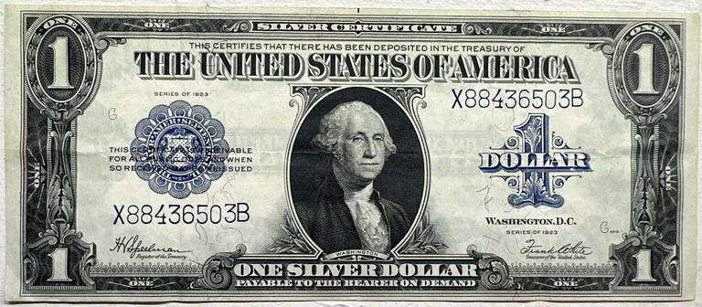 1923 $1 Silver Certificate Speelman White Fr. 237 Large Size Circulated