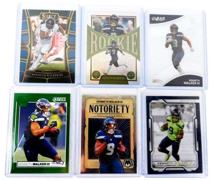 6 Kenneth Walker III Football Cards