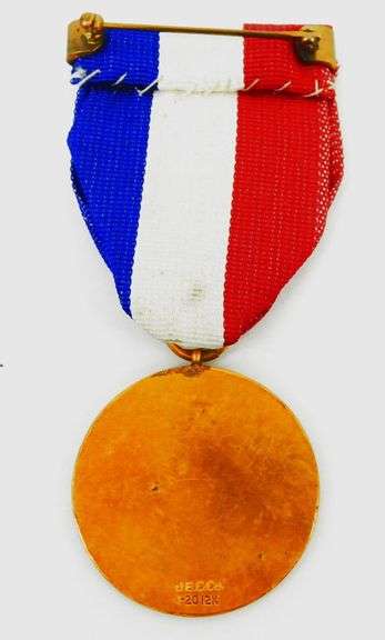 Gold Filled Daughters of the American Revolution Award Medal