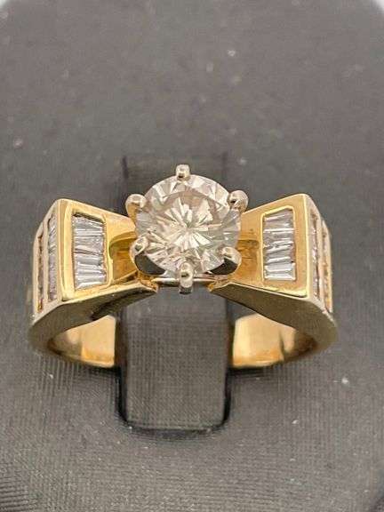 CERTIFIED BRAND NEW 14K YELLOW GOLD DIAMOND RING