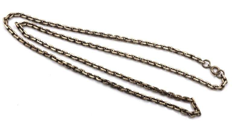 Vintage 925 sterling silver chain necklace