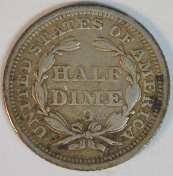 Scarce 1853-O with Arrows Liberty Seated Half Dime in XF45