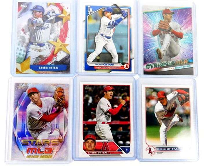 6 Shohei Ohtani Baseball Cards