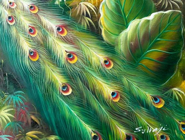 ONE OF A KIND UNIQUE  PAINTING ON CANVAS