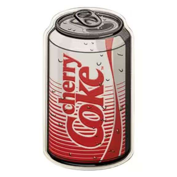 Collectable Coca-Cola 1 oz Silver Cherry Coke Coin with Box
