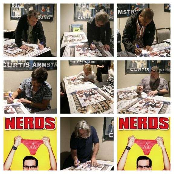 Revenge Of The Nerds Cast Autographed Original Full Sized Movie Poster Exact Proof