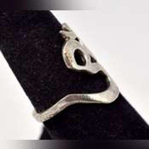 OM Ring in Sterling Silver.