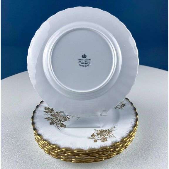 Royal Albert Golden Glory Dessert Plates