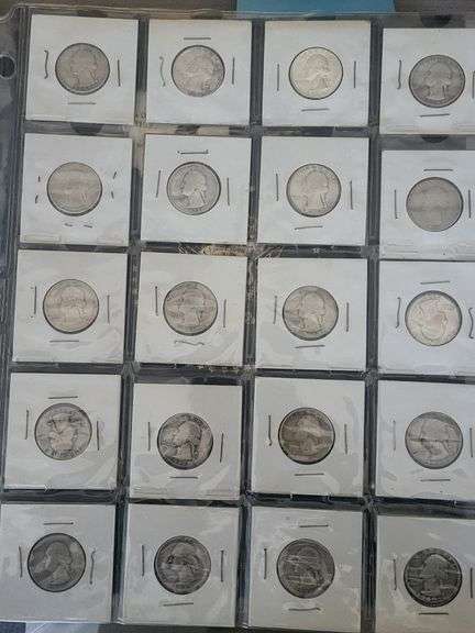 20 silver coin quarters various date