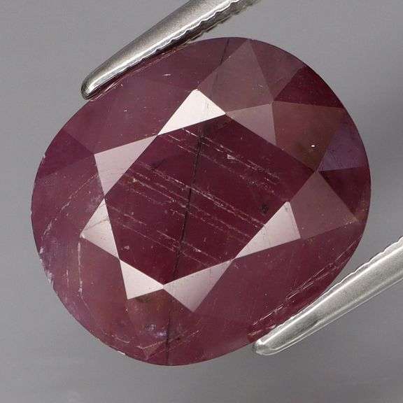 Deep violet red! 7.98ct untreated Winza Ruby! It's real!