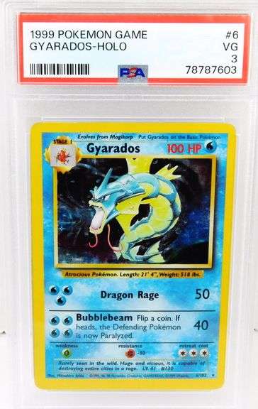 Pokémon 1999 Gyarados-Holo Card, 3VG
