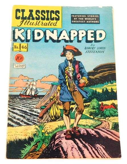 Classics Illustrated 1948 Kidnapped Comic Book