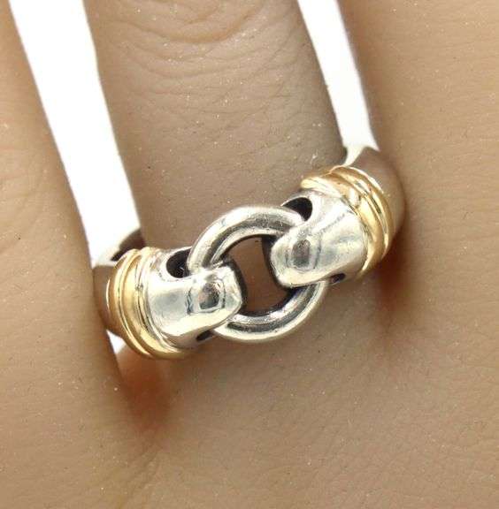 Tiffany & Co 2 tone knot ring