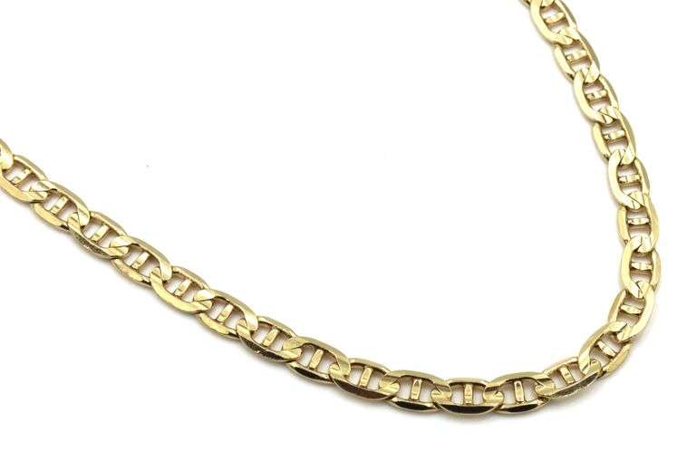 14kt Yellow gold Gucci link chain necklace