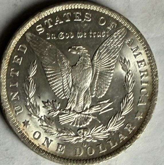 Frosty White BU 1884 O Morgan