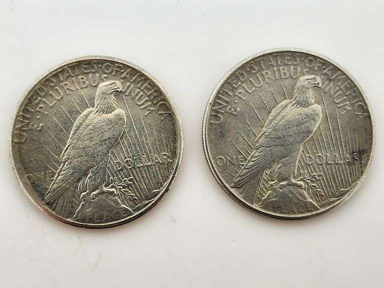 1926 & 1935 Silver Peace Dollars