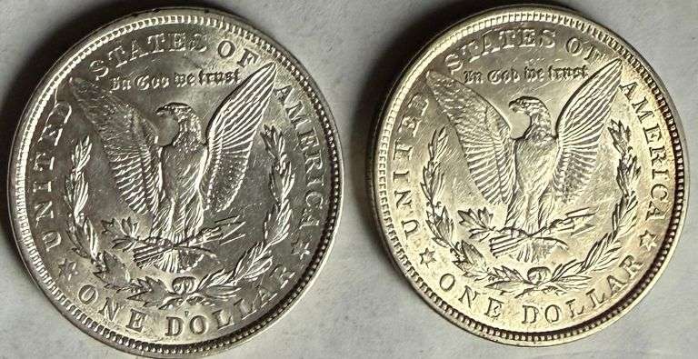 1921 P Slider &1921 D Unc Morgans