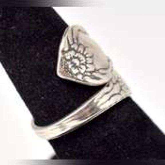 Spoon Wrap Ring in Sterling Silver.