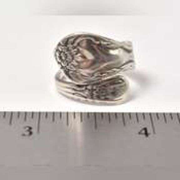 Spoon Wrap Ring in Sterling Silver.