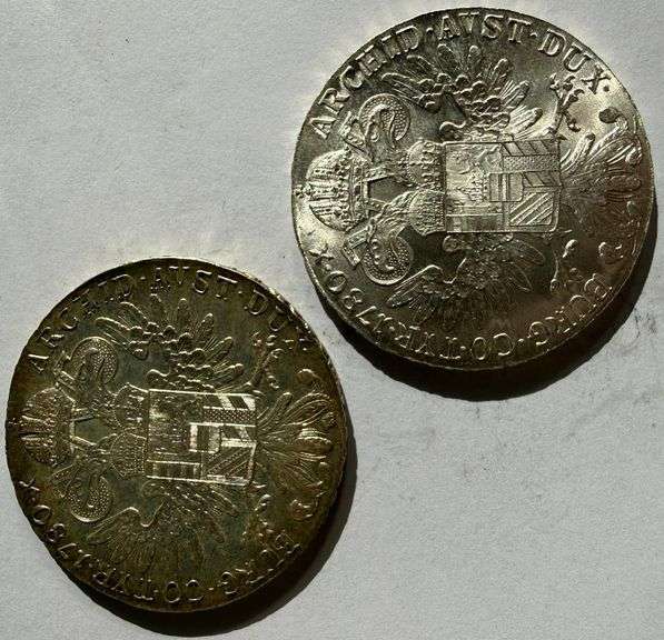 Two Maria Teresa BU 1780 Talers
