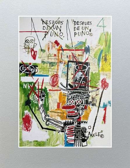 Colorful Jean-Michel Basquiat From 'The Art of Storytelling'