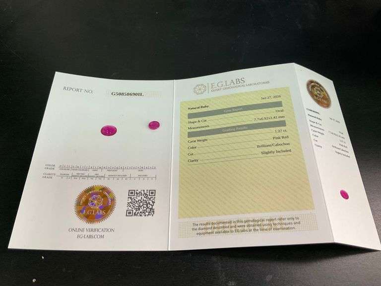 CERTIFIED NATURAL RUBY