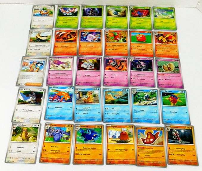 30 Pokémon 2023 Trade Cards