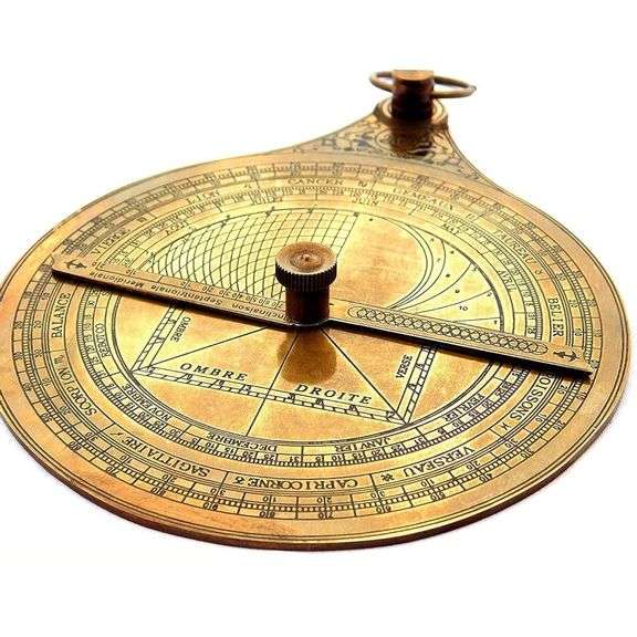 Brass Astrolabe French Rashi Reproduction