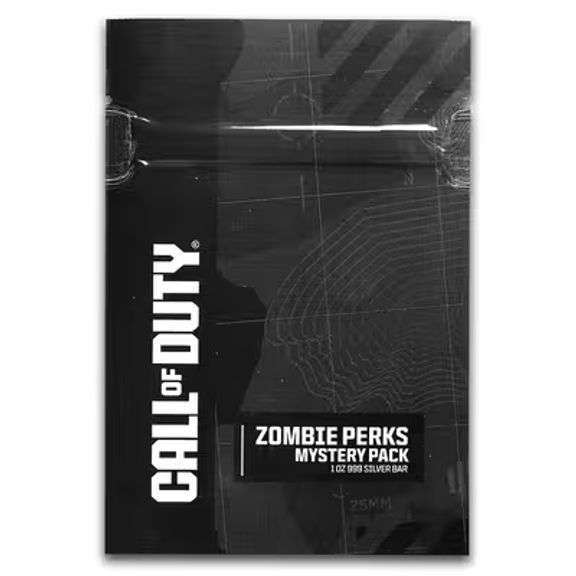 1 oz. Silver Call of Duty Zombie Perks Bar Mystery Pack