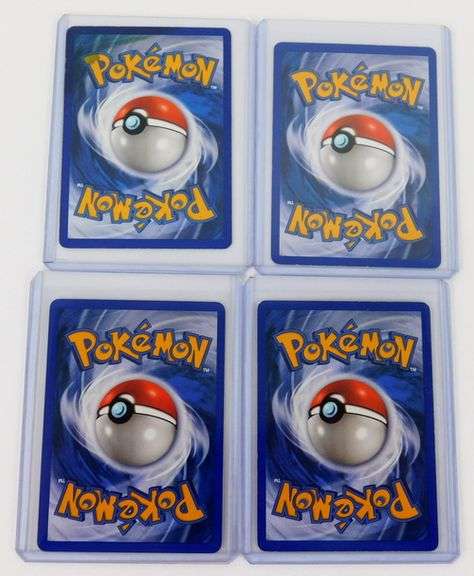 4 Pokémon 2004 Trade Cards