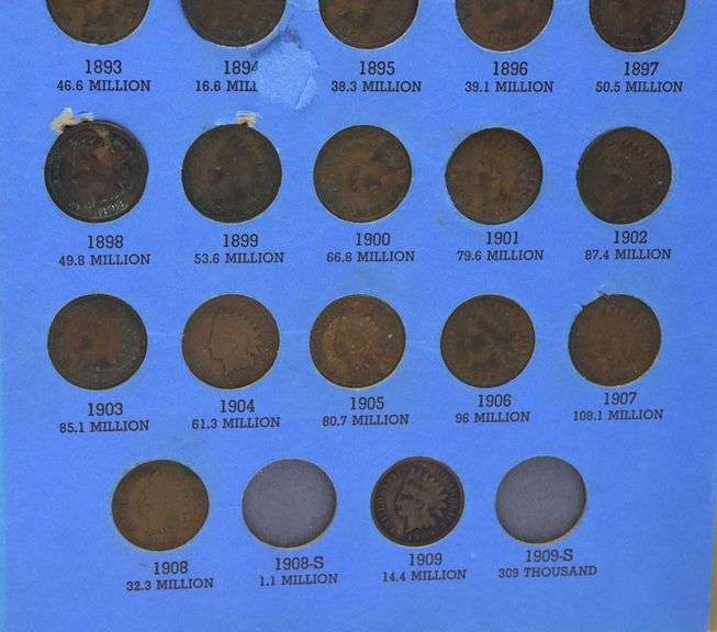 Starter Indian Head Cent Set