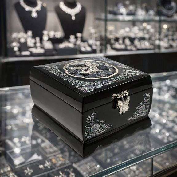 Mother of Pearl Jewelry Music Box