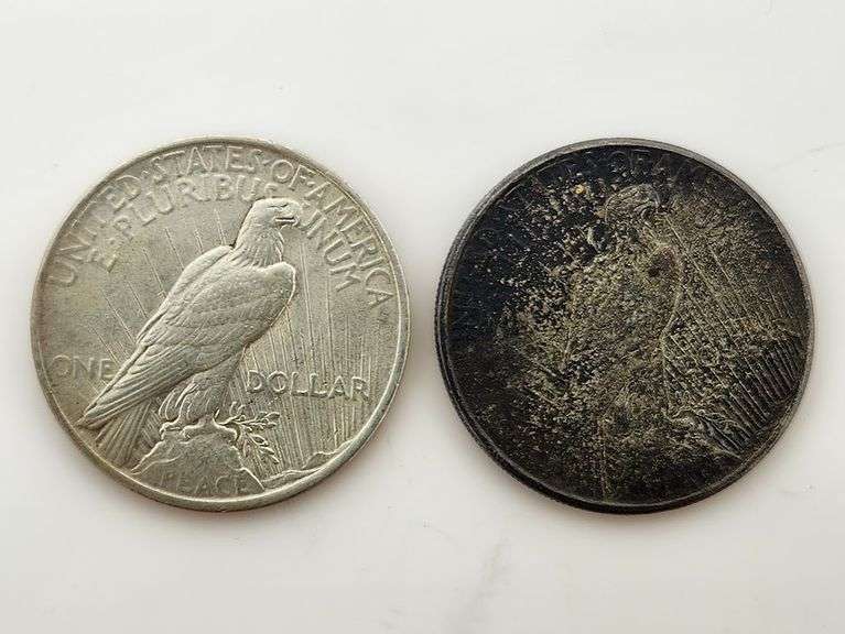 1922 & 1926-S Silver Peace Dollars