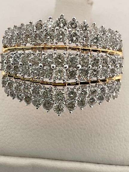 CERTIFIED 10K YELLOW GOLD DIAMOND RING