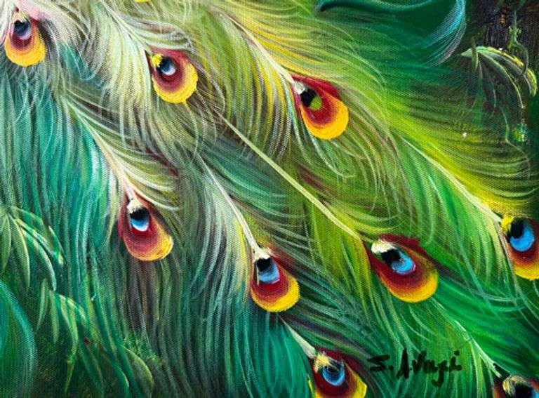 UNIQUE AND BEAUTIFUL PAINTING ON CANVAS