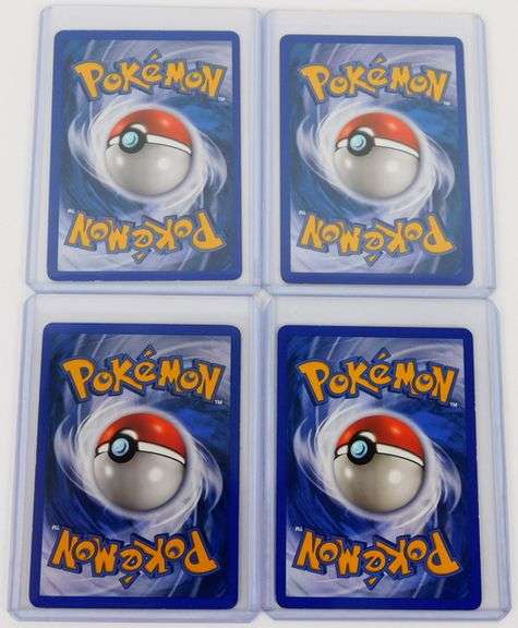 4 Pokémon 2002 E-Reader Cards