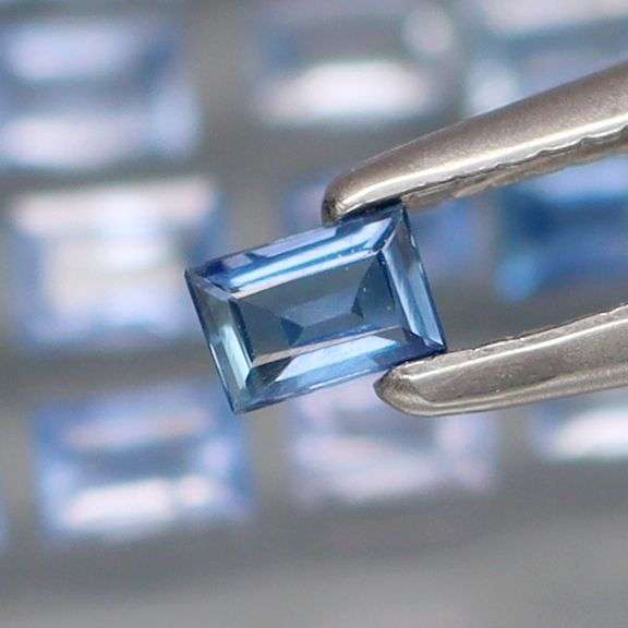 Lightly saturated 3.24ct set of cornflower blue Sapphires!
