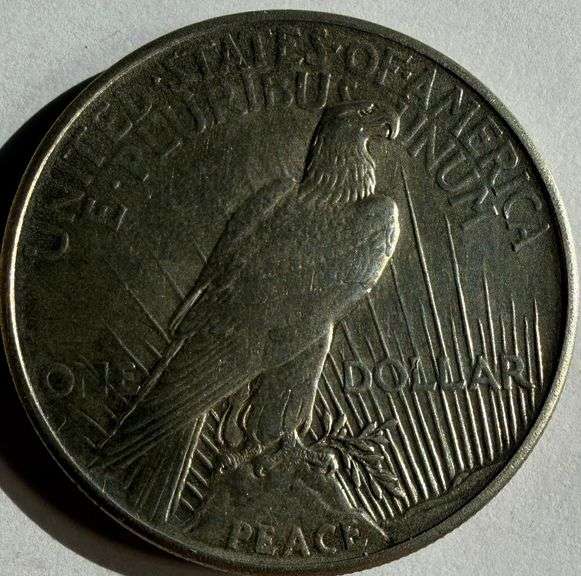 1921 Showy Near Unc Key Date Peace Dollar