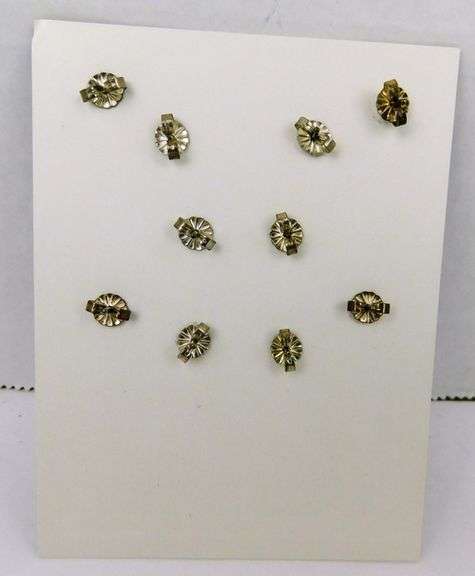 Q.T. Navajo 5 Pairs of Sterling Silver Stud Earrings