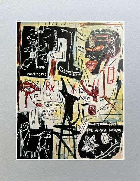 Colorful Jean-Michel Basquiat From 'The Art of Storytelling'