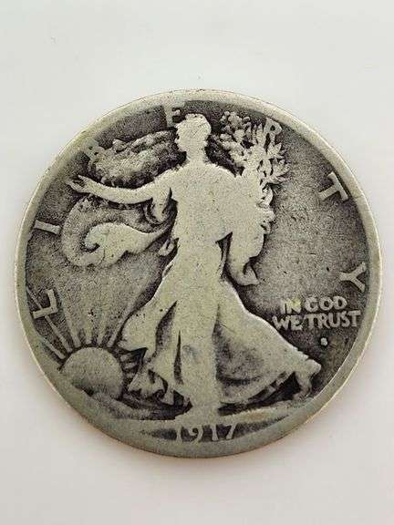 1917-S Obverse Mint Mark Walking Liberty Half Dollar
