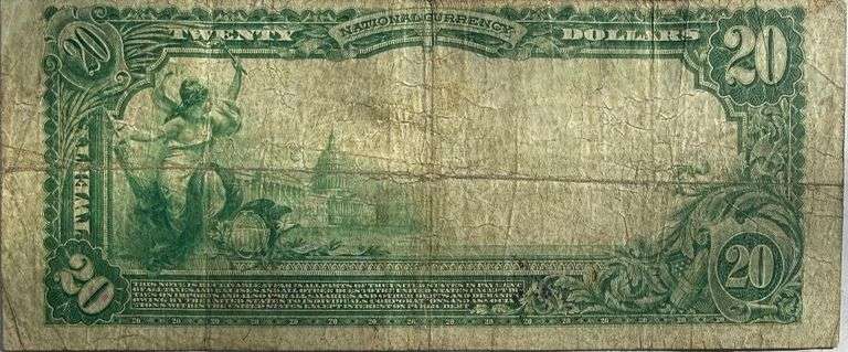 Scarce $20 First Natl Bank Williamson West Va 10 Known