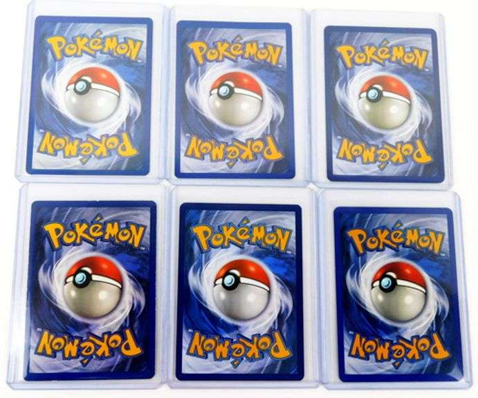 6 Pokémon 1999 1st Edition Cards