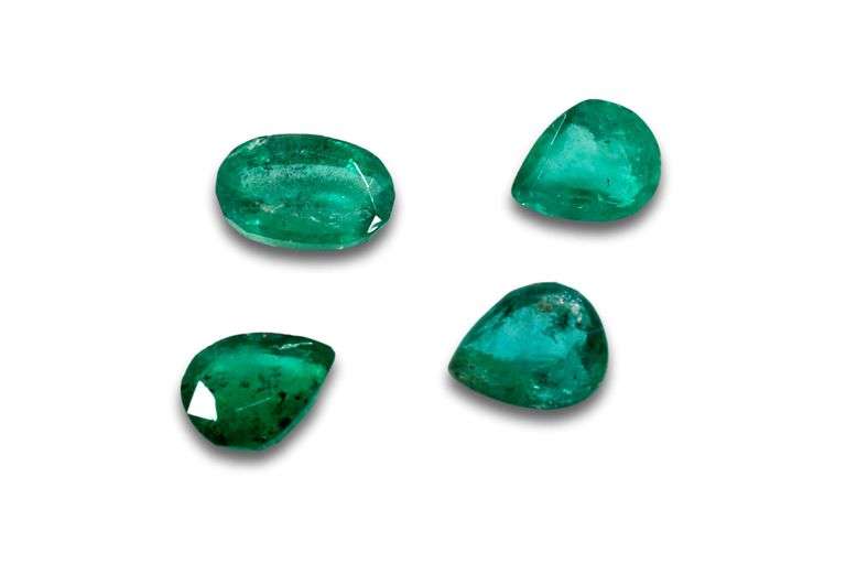 Alluring Natural Emerald - Lot of 4
