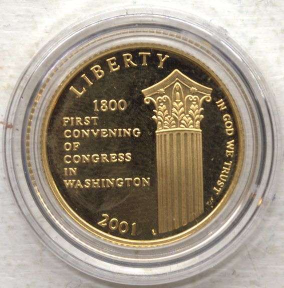 2001 U. S. Capital Visitor Center Commemorative Coin Program United States of America Mint with Orig