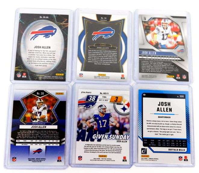 6 Josh Allen Football Cards